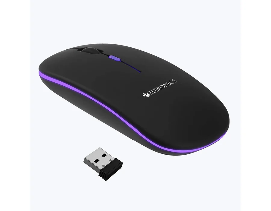 Zebronics Blanc Wireless Mouse — Black