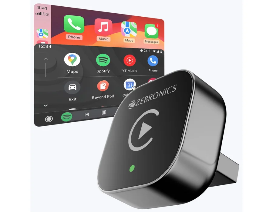 Zebronics DriveCast 03 Wireless Receiver (Apple CarPlay & Android Auto)