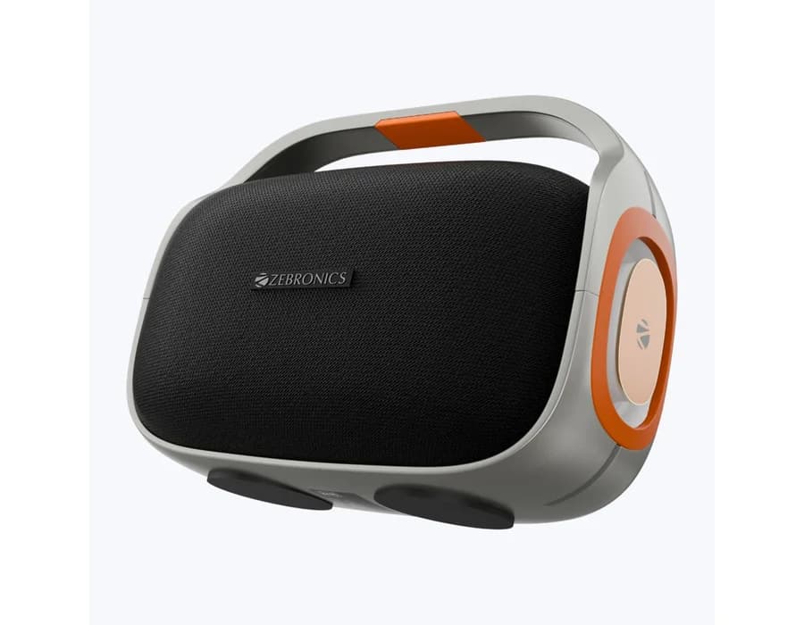 Zebronics Sound Feast 270 (60W) Wireless Bluetooth Speaker — Silver Orange