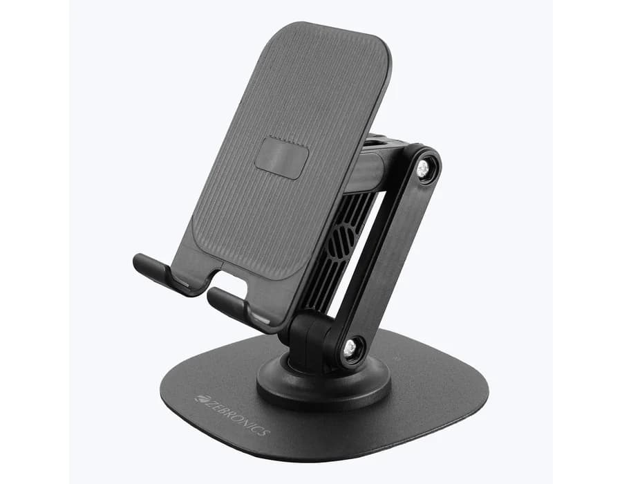 Zebronics MTS200 Mobile & Tablet Holder — Black