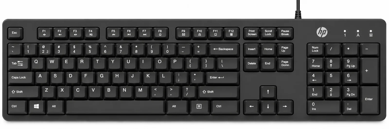 HP 480 Comfort Wired Keyboard