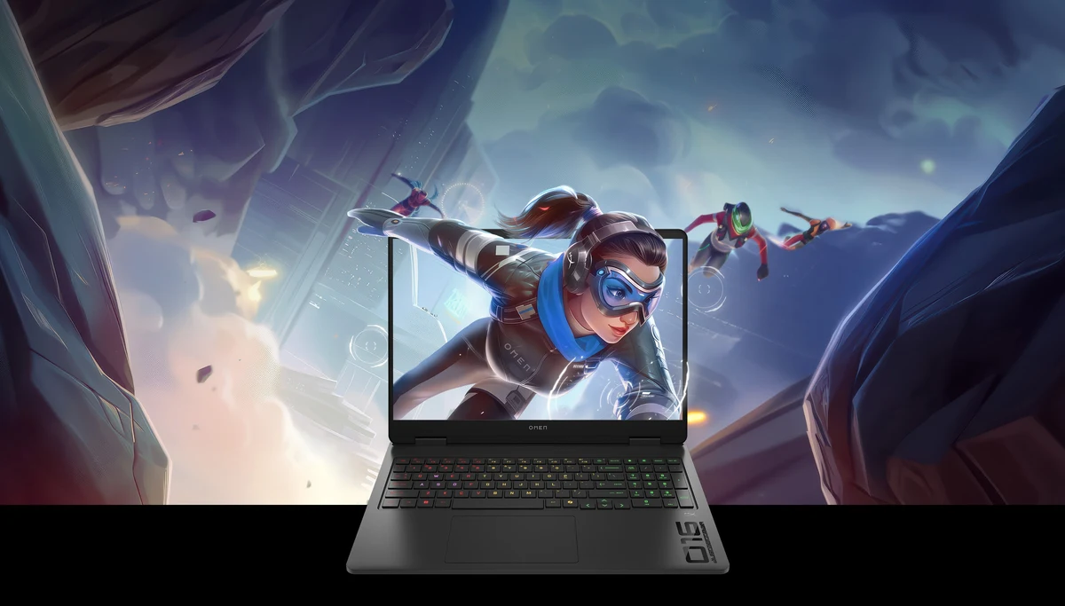 HP OMEN 16 gaming laptop, official HP campaign photography