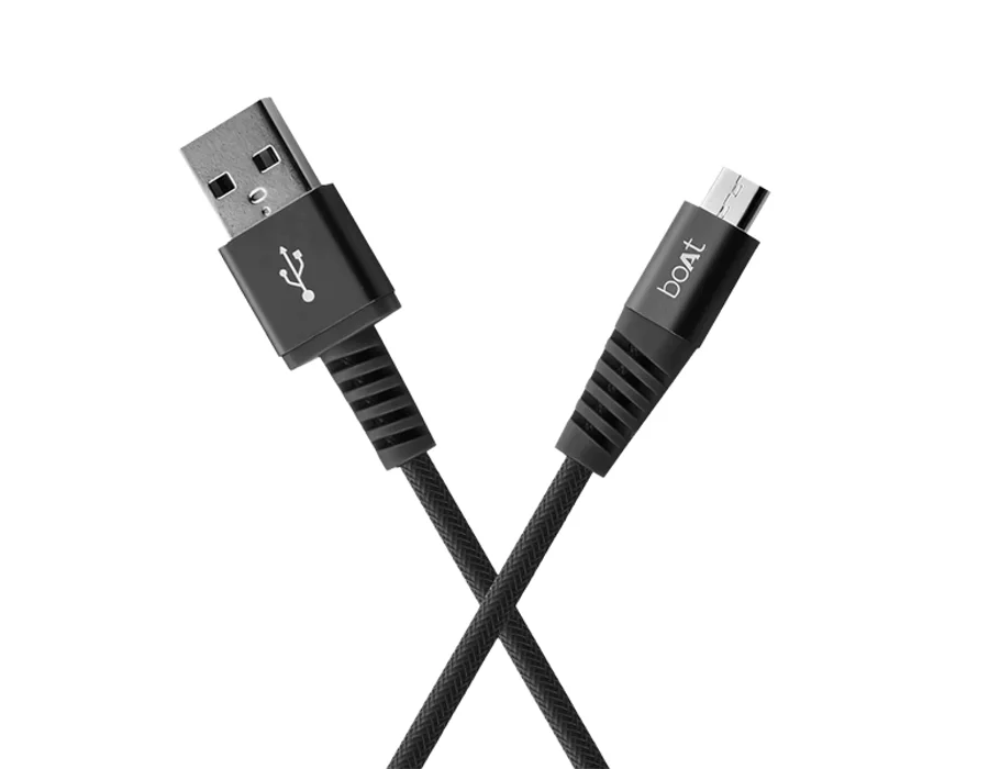 boAt Para-Armour Micro USB 1.5 Meter — Black