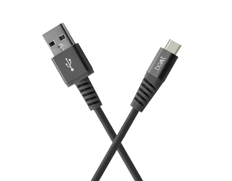 boAt Para-Armour Type-C Cable 1.5M — Black