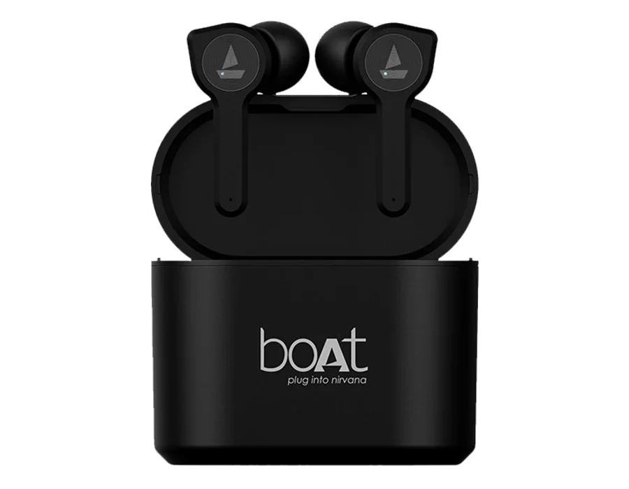 boAt Airdopes 408 — Black