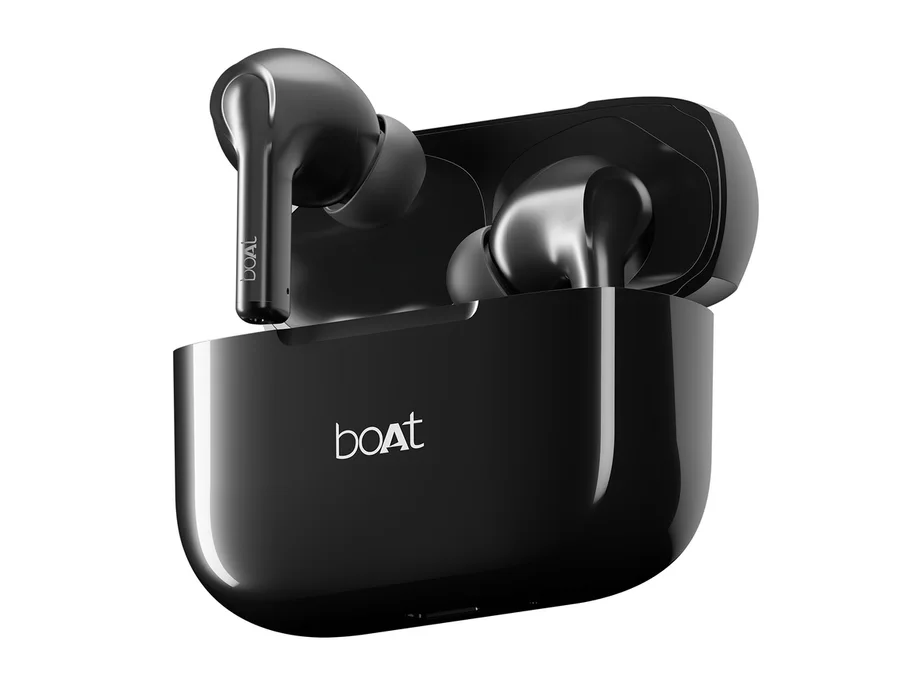 boAt Airdopes 161 — Pebble Black