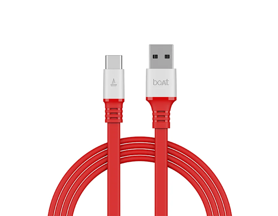 boAt Type C Charging Cable A750 (6.5A) — Red