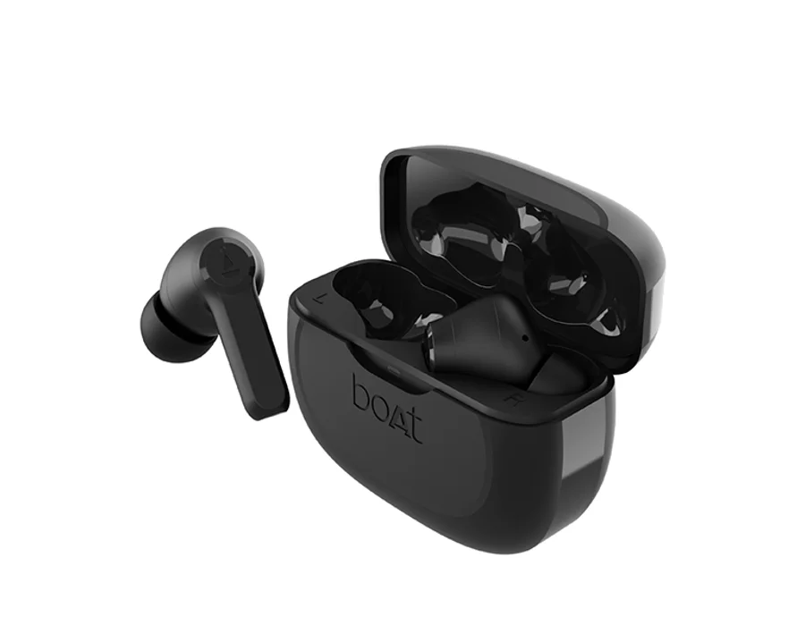 boAt Airdopes 393 ANC — Black