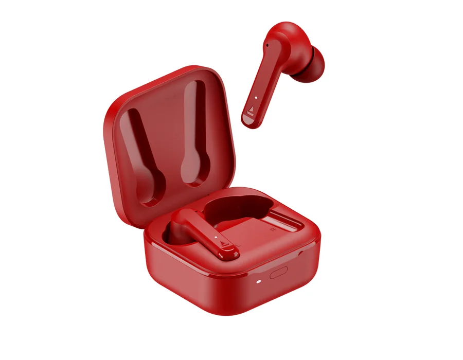 boAt Airdopes 458 — Raging Red
