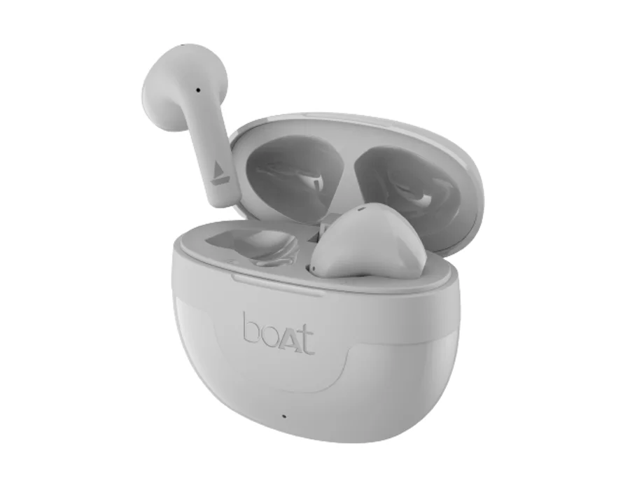 boAt Airdopes Hype — Pearl White