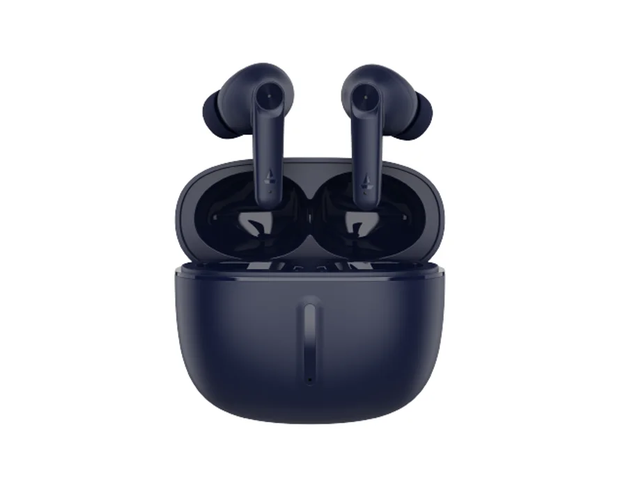 boAt Airdopes Max — Bold Blue