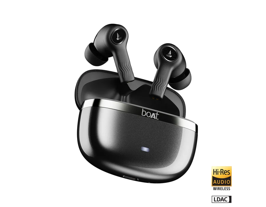 boAt Nirvana Ion ANC Pro — Crystal Black