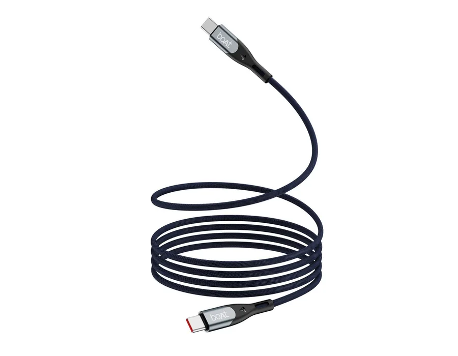 boAt Type C to C 65W Cable — Electric Blue