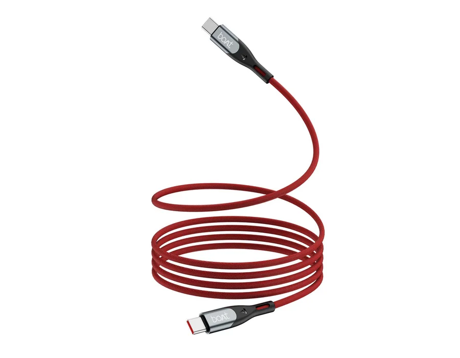 boAt Type C to C 65W Cable — Martian Red