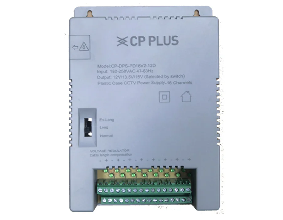 CP Plus CP-DPS-PD16V2-12D – 16 Channel Power Supply