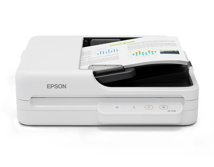 Epson DS-1730 Flatbed Color Duplex Document Scanner with Auto Document Feeder