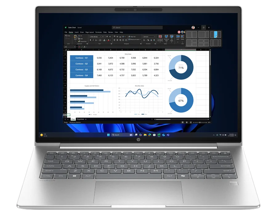 HP ProBook 4 G1i 14 inch Notebook AI PC — DK7R9PT
