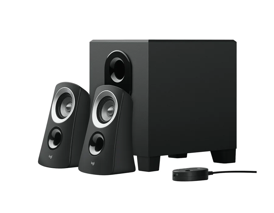 Logitech Z313 Speaker System with Subwoofer - Black