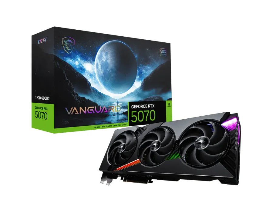 MSI GeForce RTX™ 5070 12G VANGUARD SOC