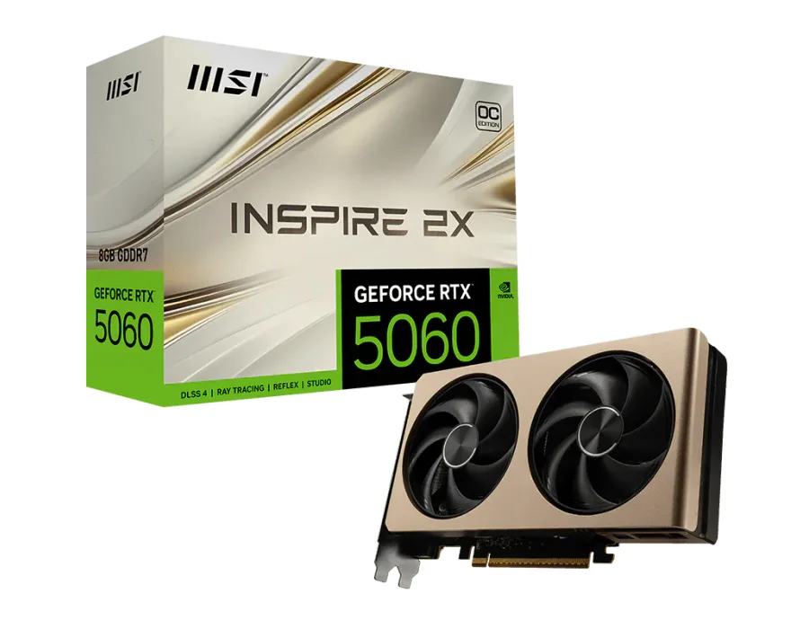 MSI GeForce RTX™ 5060 8G INSPIRE 2X OC