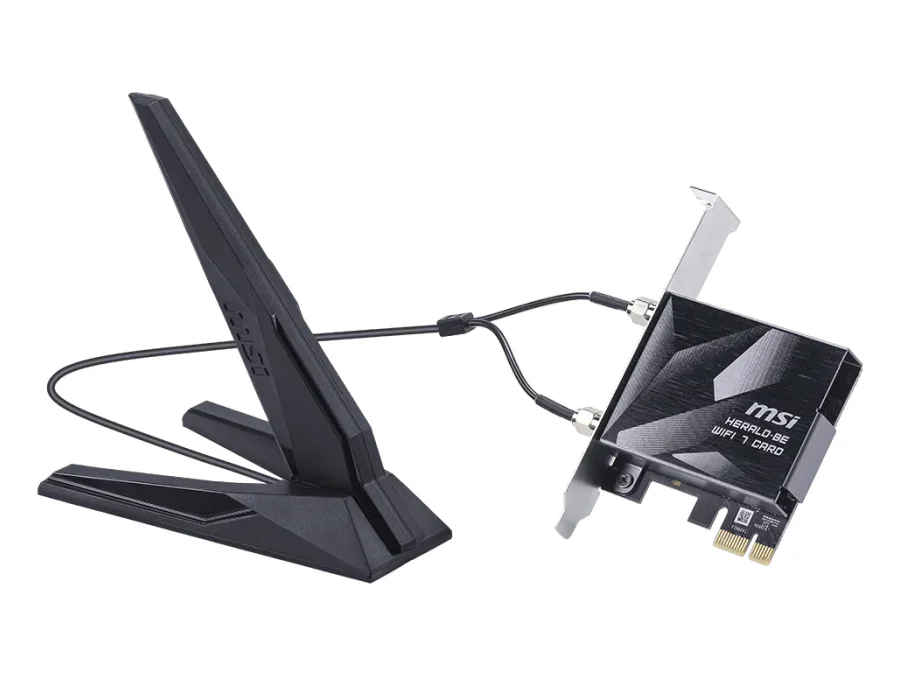 MSI HERALD BE9400 WiFi 7 PCIe Card