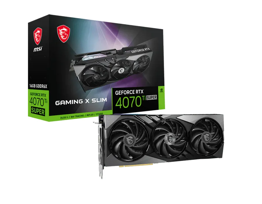 MSI GeForce RTX™ 4070 Ti SUPER 16G GAMING X SLIM