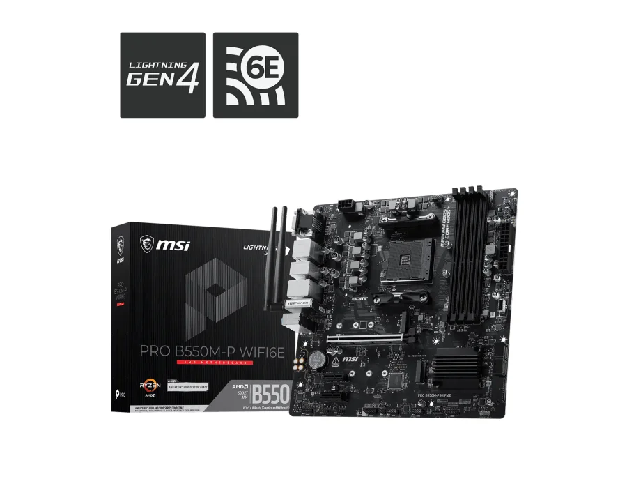 MSI PRO B550M-P WIFI6E