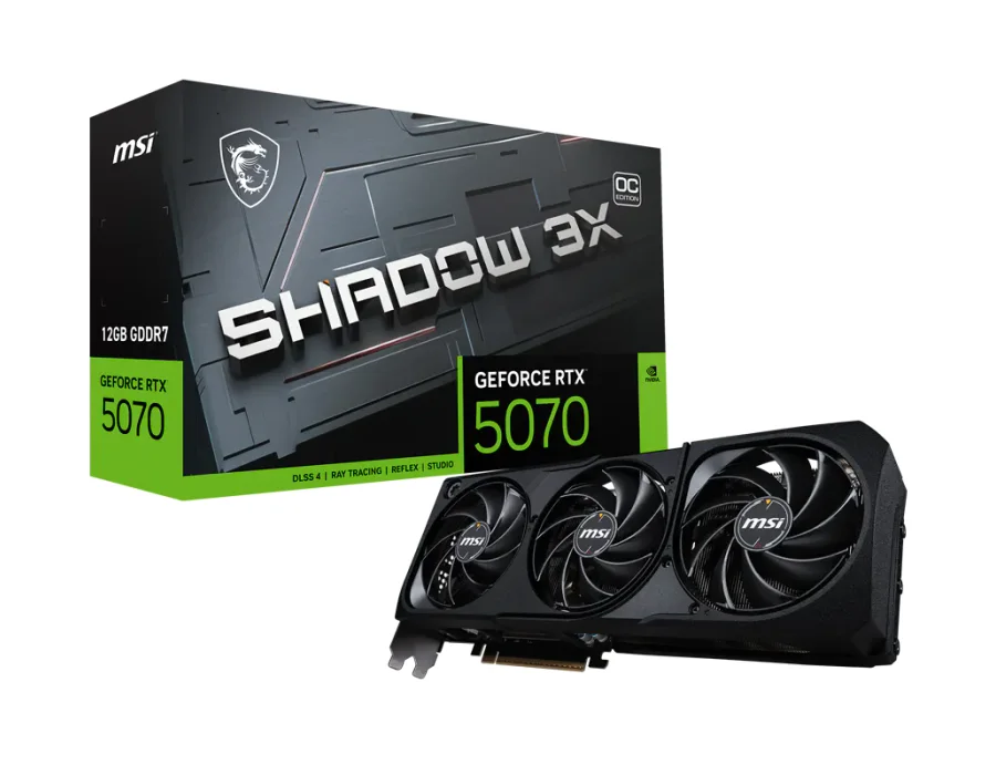 MSI GeForce RTX™ 5070 12G SHADOW 3X OC