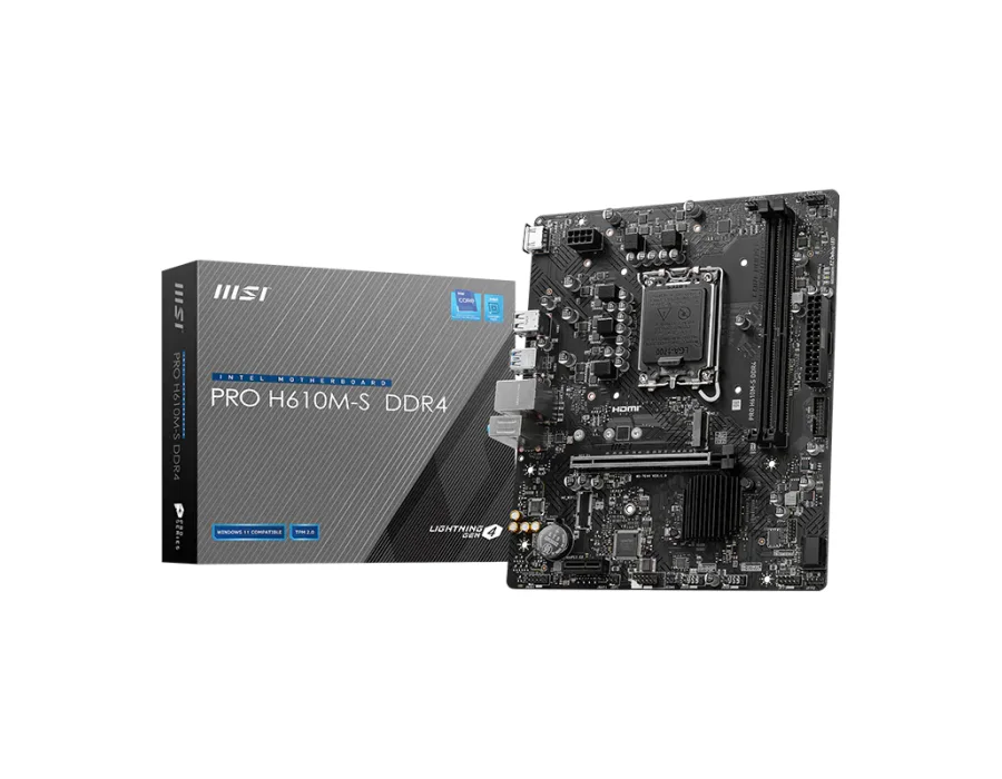 MSI PRO H610M-S PRO DDR4 MOTHERBOARD