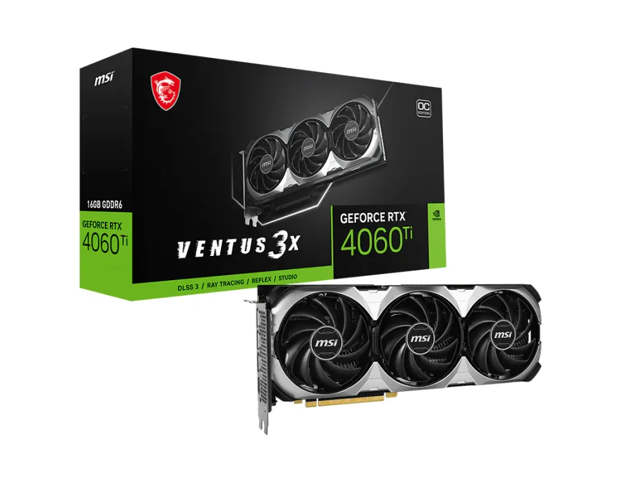 MSI GeForce RTX™ 4060 Ti VENTUS 3X 16G OC