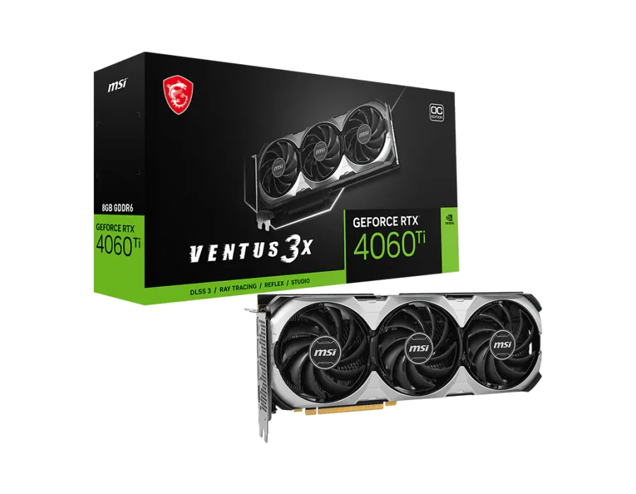 MSI GeForce RTX™ 4060 Ti VENTUS 3X E 8G OC