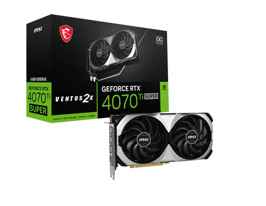 MSI GeForce RTX™ 4070 Ti SUPER 16G VENTUS 2X OC