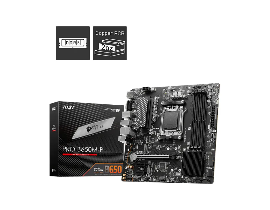 MSI PRO B650M-P MOTHER BOARD