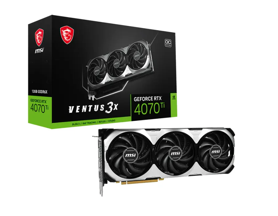 MSI GeForce RTX™ 4070 Ti VENTUS 3X 12G OC
