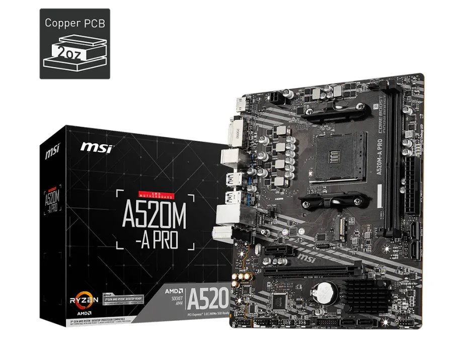 MSI AMD A520M-A Pro MOTHERBOARD