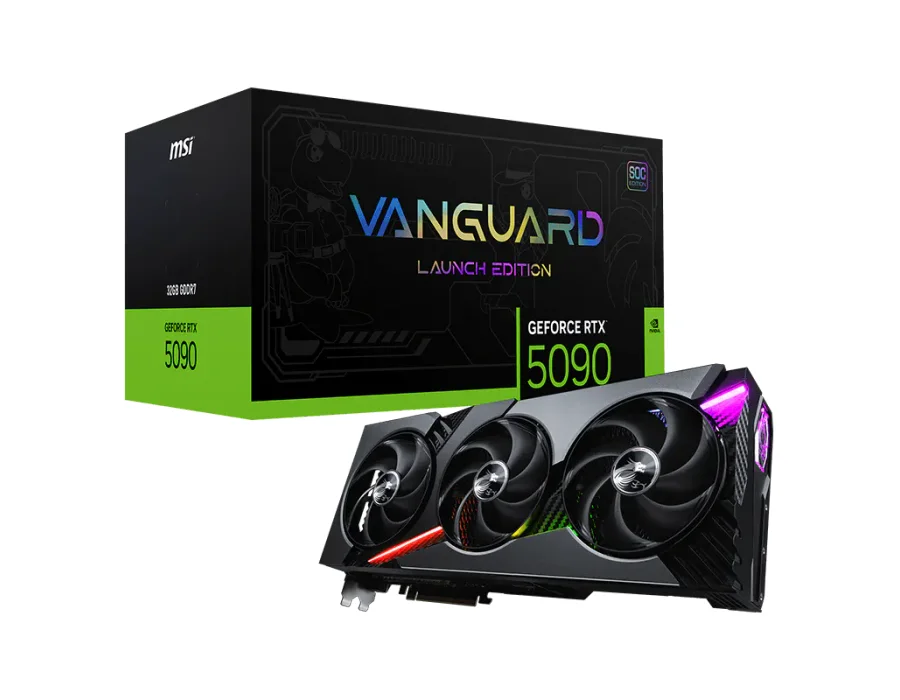 MSI GeForce RTX™ 5090 32G VANGUARD SOC LAUNCH EDITION