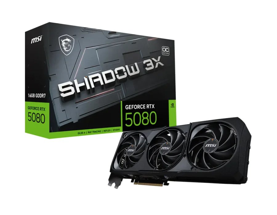 MSI GeForce RTX™ 5080 16G SHADOW 3X OC
