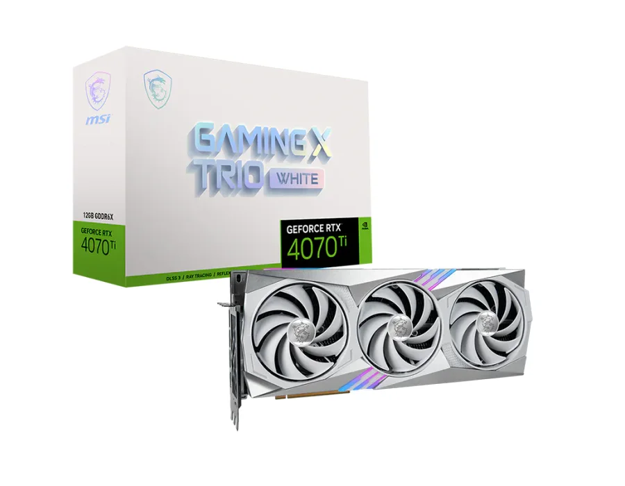 MSI GeForce RTX™ 4070 Ti GAMING X TRIO WHITE 12G