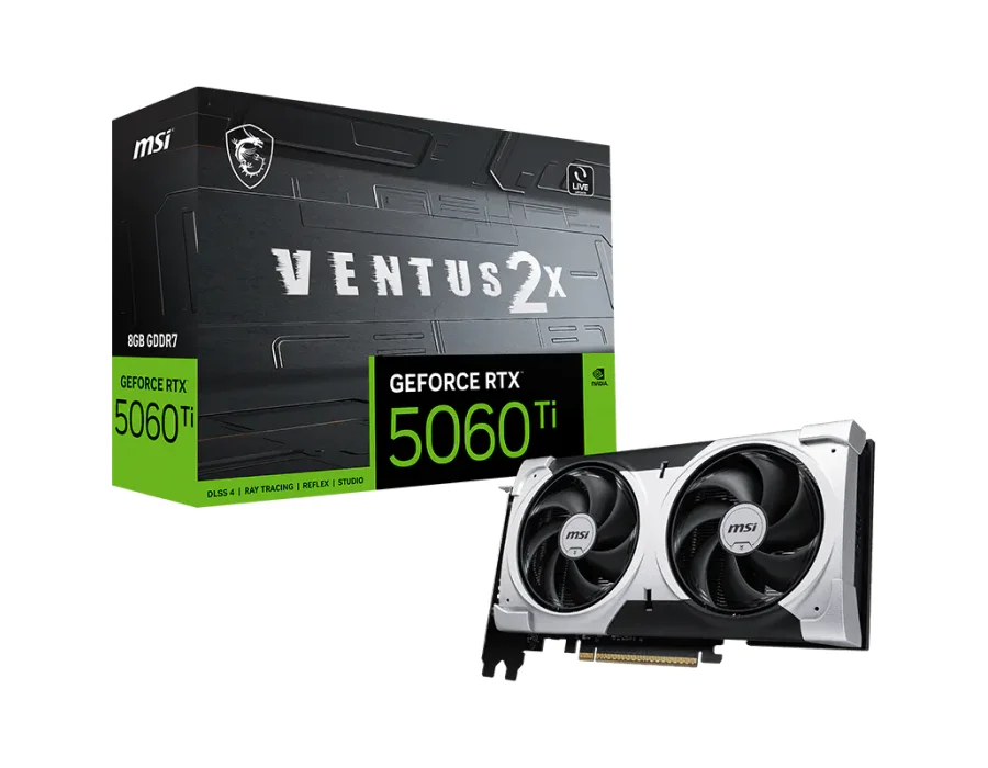 MSI GeForce RTX™ 5060 Ti 8G VENTUS 2X PLUS