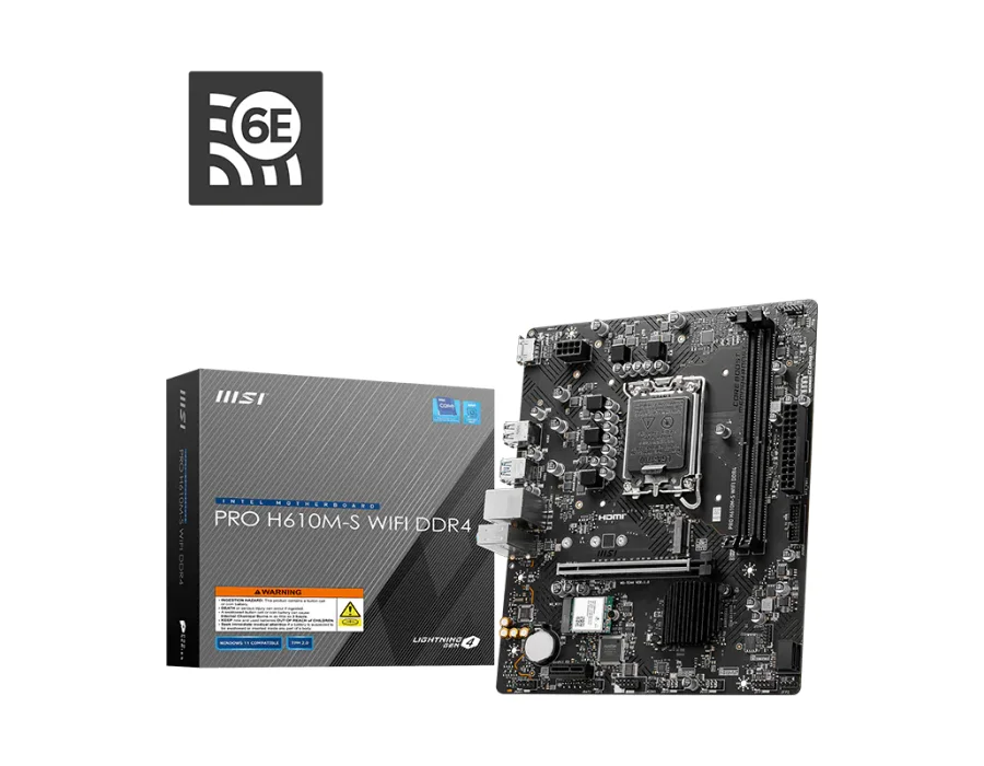 MSI PRO H610M-S WIFI DDR4