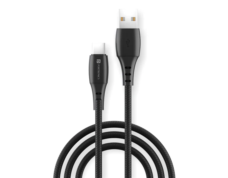 Portronics Konnect A Type C — Black