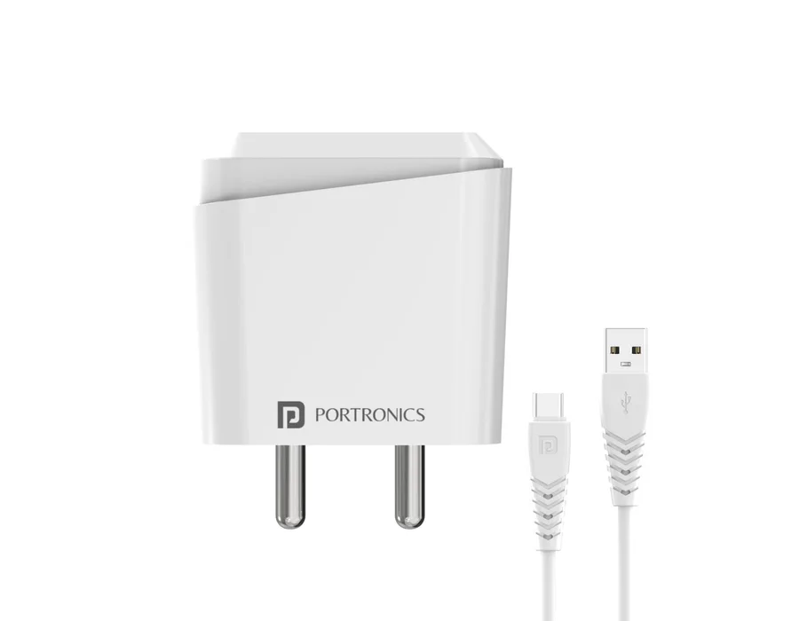 Portronics Adapto 40 C — White