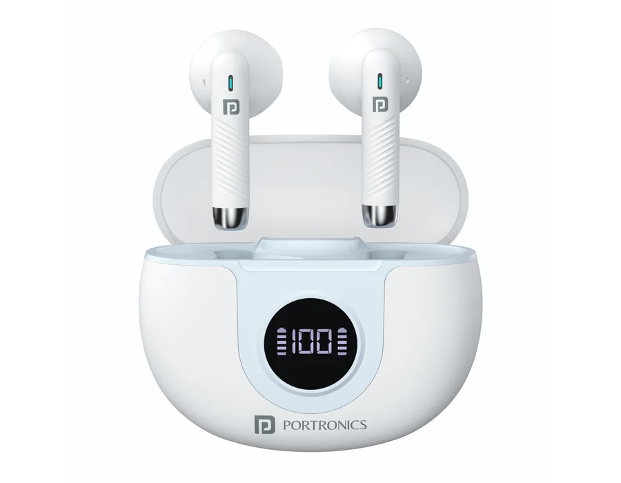 Portronics Harmonics Twins S8 — White