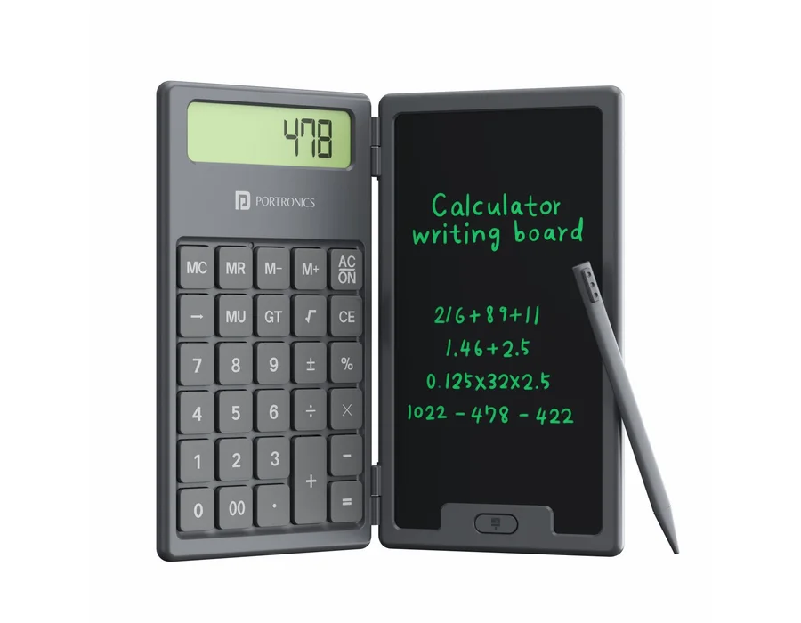 Portronics Ruffpad Calc — Grey