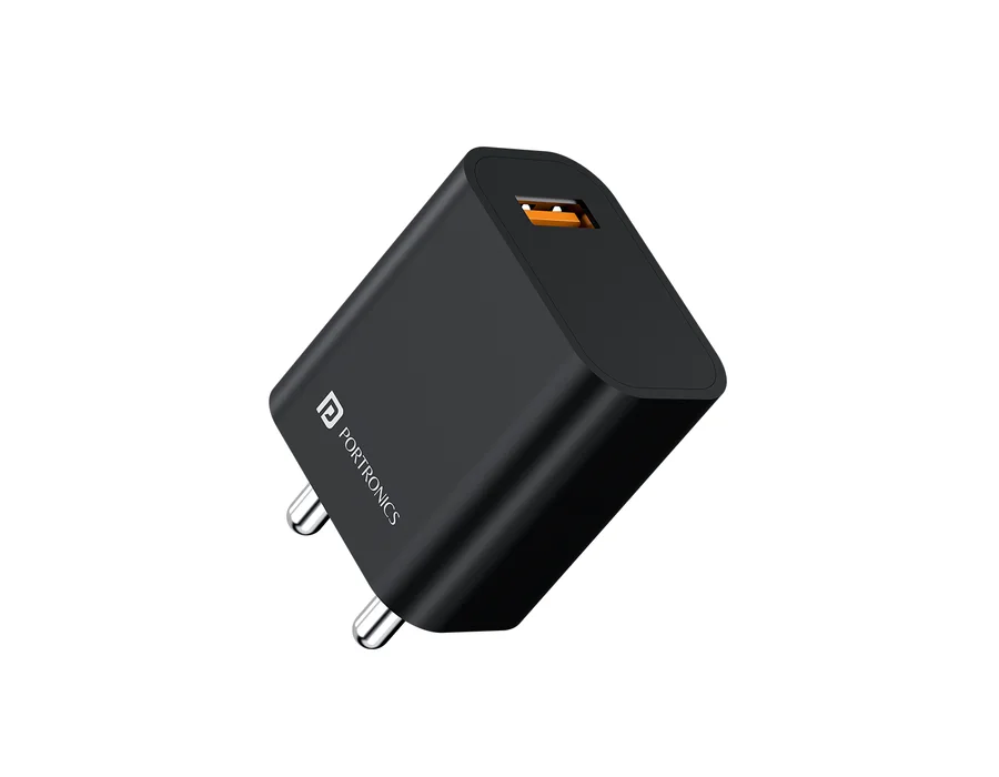 Portronics Adapto One Plus-Type C Cable — Black