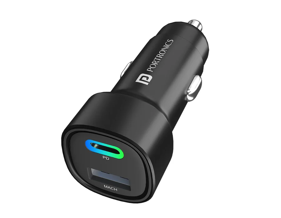 Portronics Car Power 30 — Black