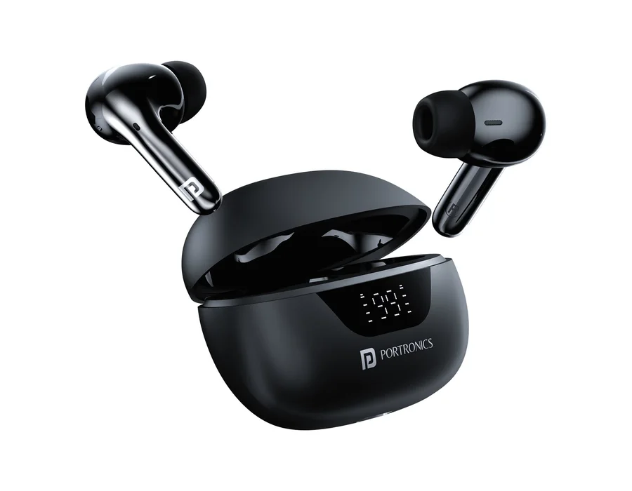 Portronics Harmonics Twins 28 — Black