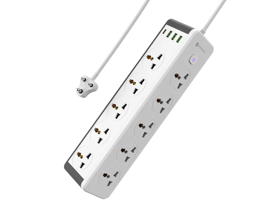 Portronics Power Plate 14 — White