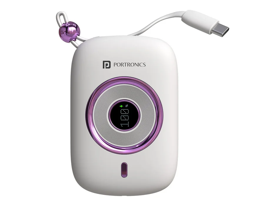 Portronics Power Shutter Pro — White