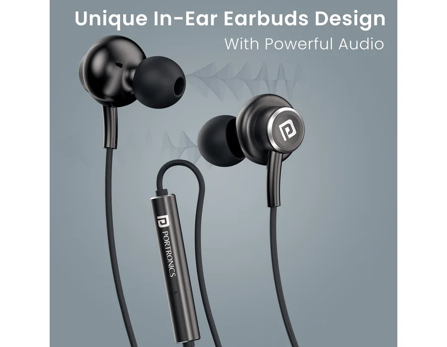 Portronics Conch Sigma A — Black